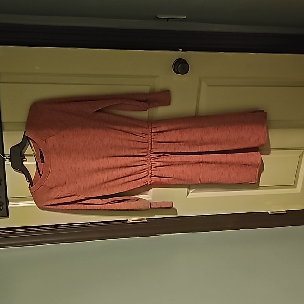 Prana XS long sleeved dress, lined but lightweight EUC